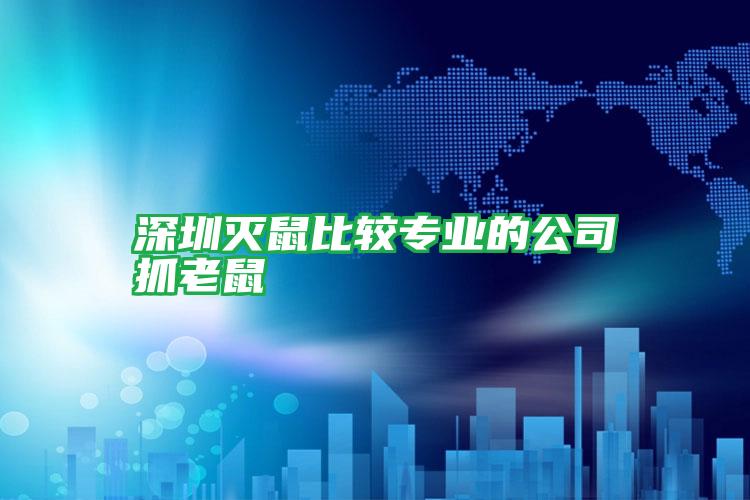 深圳滅鼠比較專(zhuān)業(yè)的公司抓老鼠