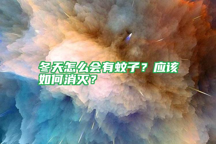 冬天怎么會有蚊子?應(yīng)該如何消滅?