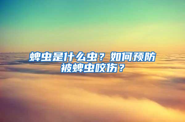 蜱蟲是什么蟲？如何預防被蜱蟲咬傷？